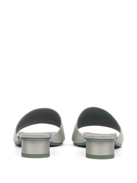 MM6 Maison Margiela logo-detail sandals - Grey