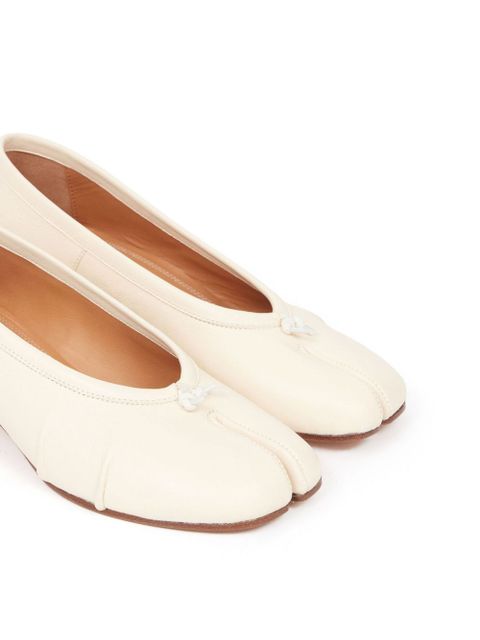 Maison Margiela 30mm Tabi pumps - White