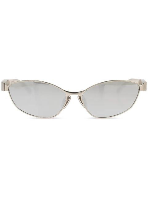 Balenciaga Eyewear oval frame sunglasses - Silver - zdjęcie produktu nr 1
