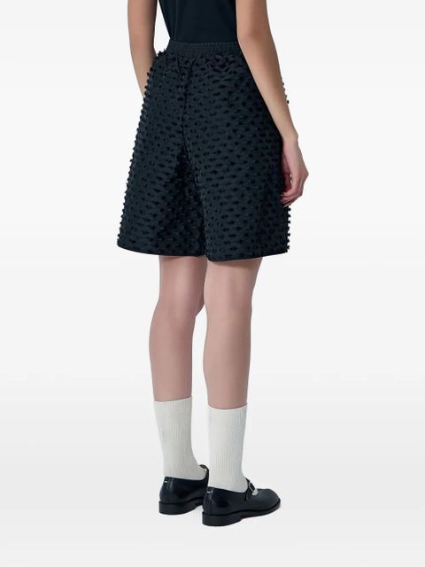 Cecilie Bahnsen Bruno elasticated-waistband shorts - Black - zdjęcie produktu nr 2