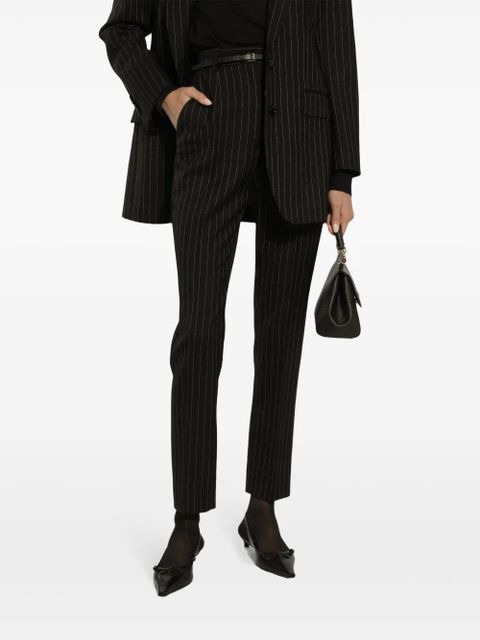 Dolce & Gabbana tailored pinstripe wool trousers - Black - zdjęcie produktu nr 2