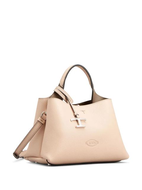 Tod's Micro leather crossbody bag - Neutrals - zdjęcie produktu nr 2