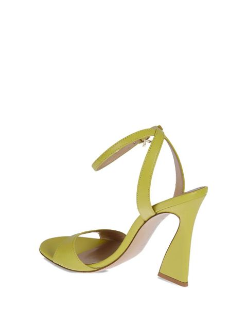 Gianvito Rossi Ribbon-buckle sandals - Yellow