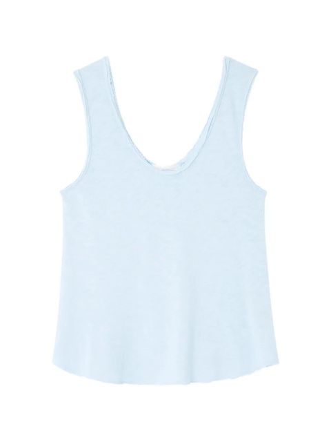 American Vintage scoop-neck tank top - Blue - zdjęcie produktu nr 1