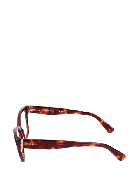Longchamp cat-eye glasses - Red