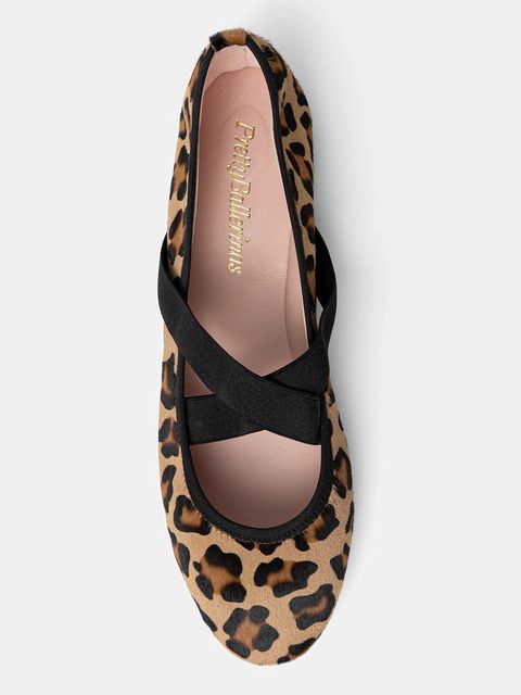 Pretty Ballerinas baleriny skórzane Nicole kolor beżowy 52561_002