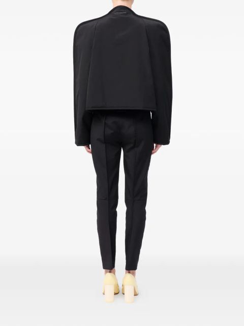 MM6 Maison Margiela zipped cropped jacket - Black
