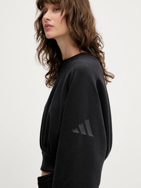 adidas bluza All SZN damska kolor czarny z nadrukiem JM3836