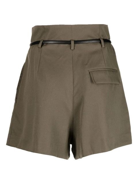 3.1 Phillip Lim tie-waist tailored shorts - Green - zdjęcie produktu nr 2