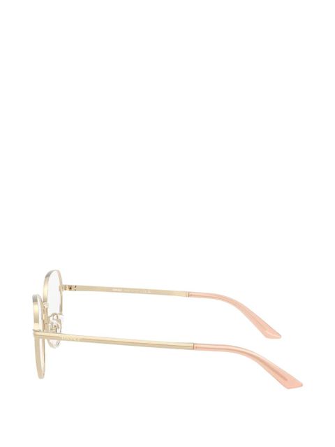 Versace oval-frame glasses - Gold