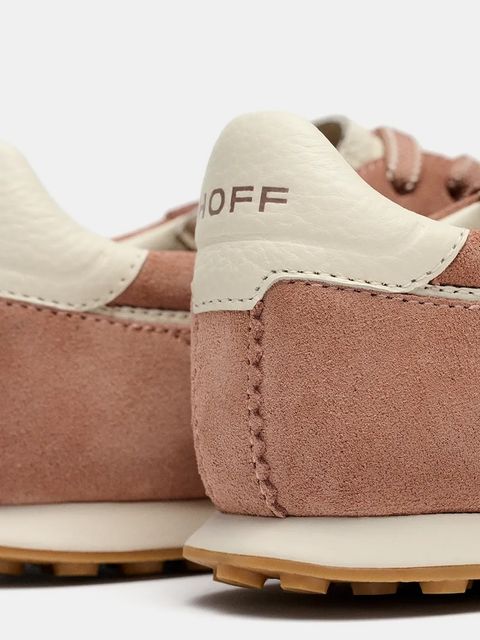 Hoff sneakersy zamszowe BRIDGE damskie kolor różowy 22561023