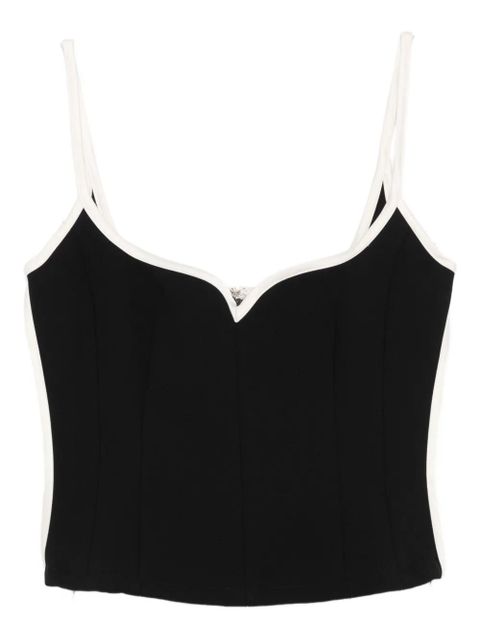 Paris Georgia heart-shaped top - Black - zdjęcie produktu nr 1