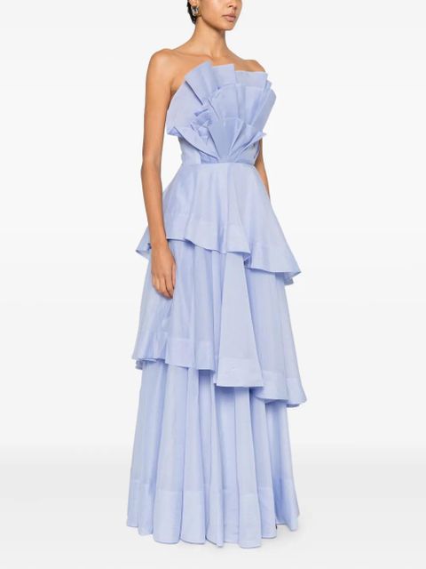 Aje Selestia gown dresse - Blue