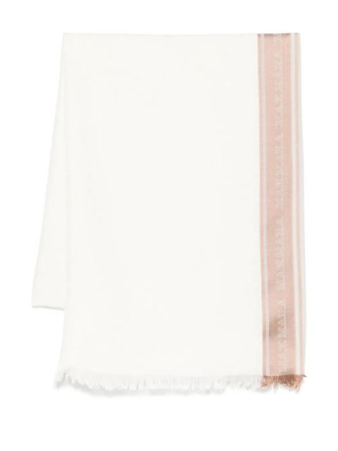 Max Mara Madre scarf - White - zdjęcie produktu nr 1
