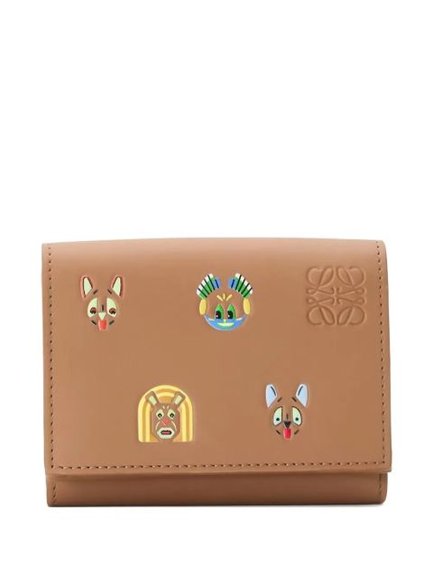 LOEWE cats trifold wallet - Neutrals - zdjęcie produktu nr 1