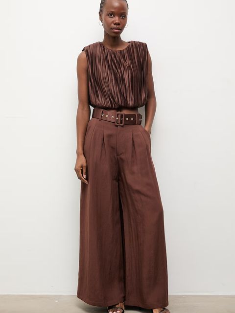 Answear.LAB spodnie damskie z lyocellem - zdjęcie produktu nr 1