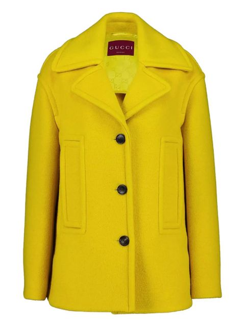 Gucci wool coat - Yellow - zdjęcie produktu nr 1