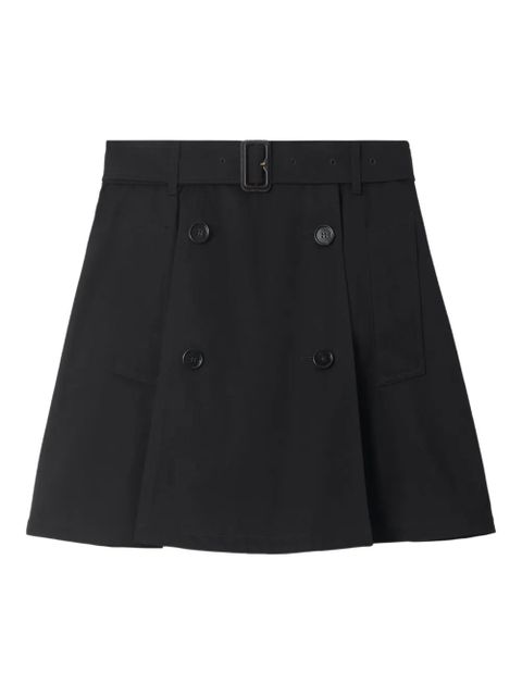 Burberry belted leather skirt - Black - zdjęcie produktu nr 2
