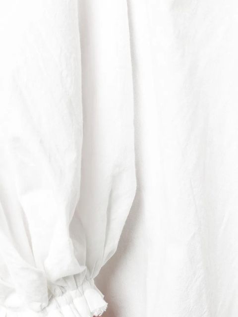 JW Anderson button down puff sleeve dress - White