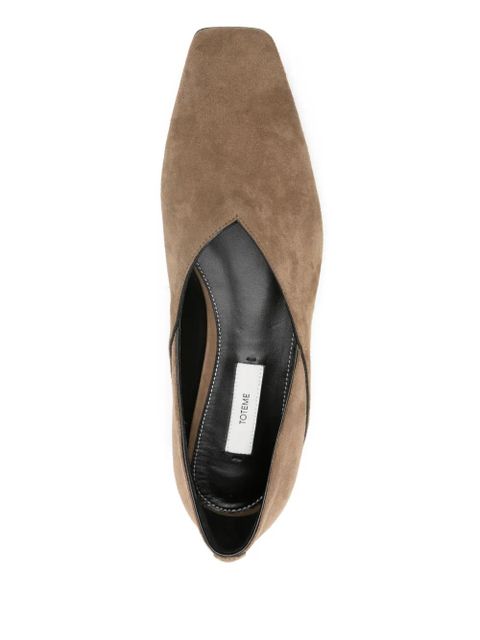 TOTEME suede ballet flats - Brown - zdjęcie produktu nr 2