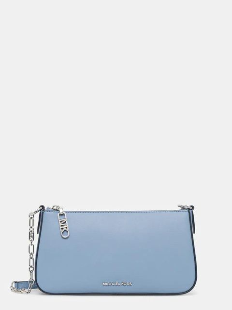 MICHAEL Michael Kors torebka skórzana kolor niebieski - zdjęcie produktu nr 1