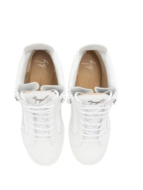 Giuseppe Zanotti Addy wedge sneakers - White