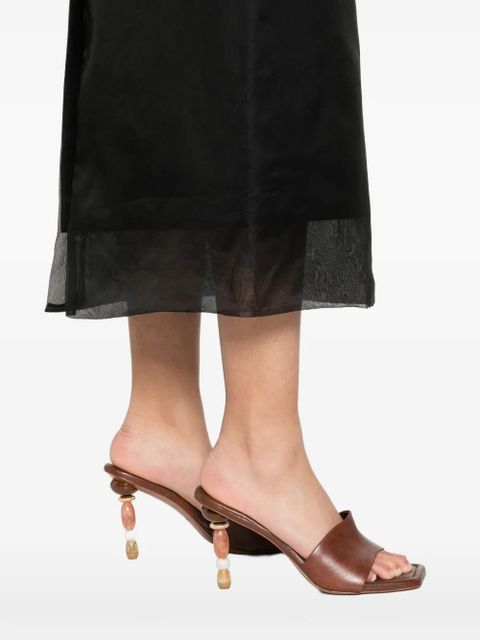 Sportmax slit skirt - Black