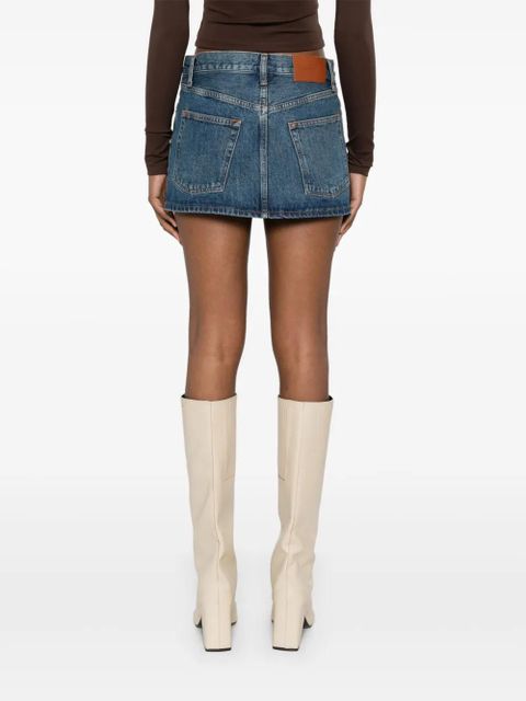 WARDROBE.NYC Micro mini skirt - Blue