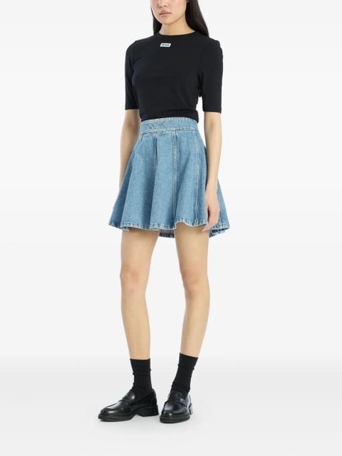 ROTATE BIRGER CHRISTENSEN logo-detail short-sleeve T-shirt - Black - zdjęcie produktu nr 2