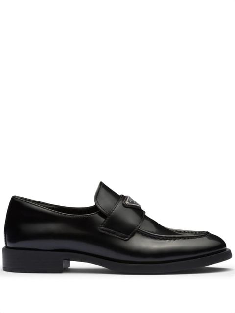 Prada Chocolate leather loafers - Black - zdjęcie produktu nr 1