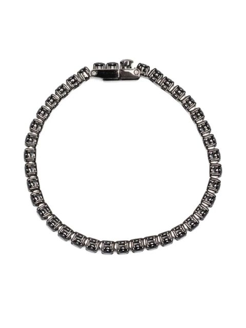 Swarovski Matrix tennis ruthenium bracelet - Black - zdjęcie produktu nr 1