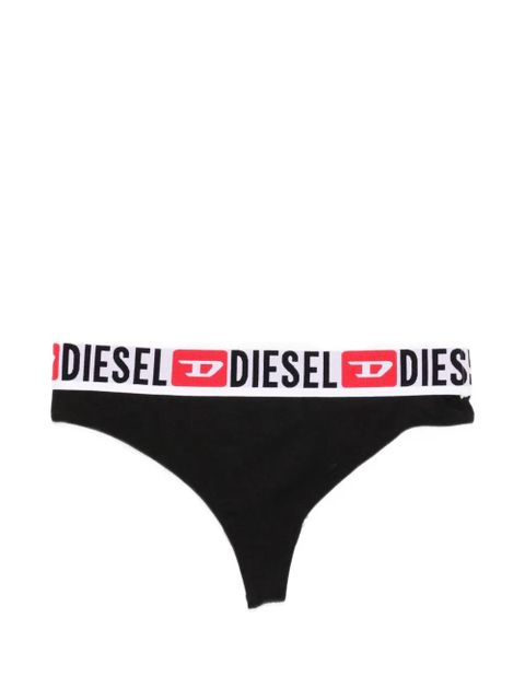Diesel Ufst-Stars logo-print briefs (set of three) - Black - zdjęcie produktu nr 2
