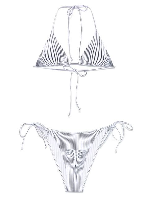 Jean Paul Gaultier striped bikini - White - zdjęcie produktu nr 1
