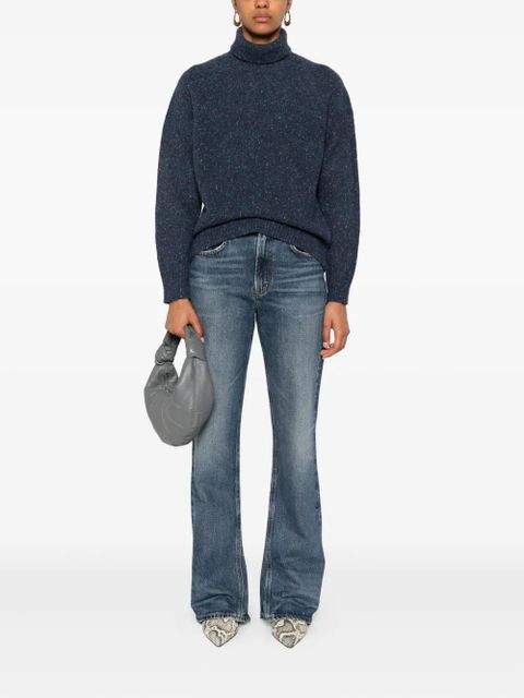 AGOLDE flared regenerative-cotton jeans - Blue - zdjęcie produktu nr 2