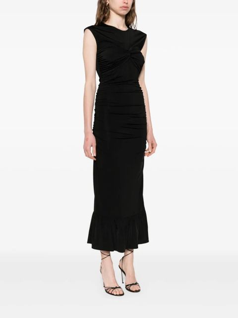 SANDRO knot-detail maxi dress - Black - zdjęcie produktu nr 2