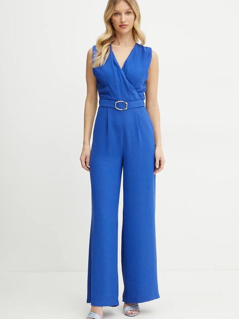 Morgan kombinezon PILOU.F kolor fioletowy z dekoltem w szpic PILOU.F - zdjęcie produktu nr 2