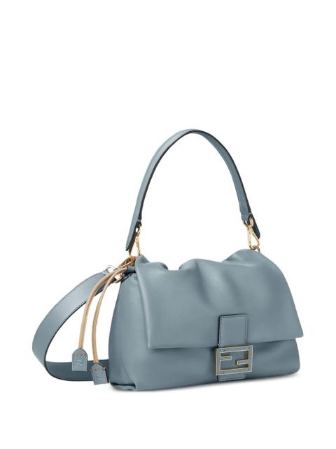 FENDI Mamma Baguette drawstring shoulder bag - Blue