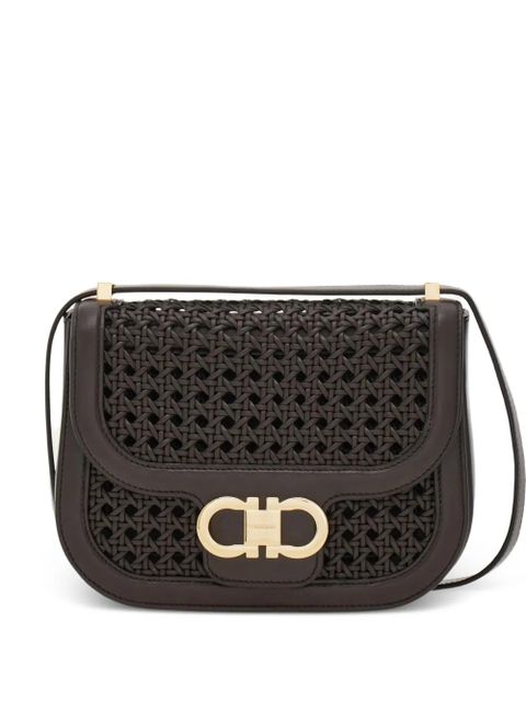 Ferragamo small Gancini North-South cross body bag - Brown - zdjęcie produktu nr 1