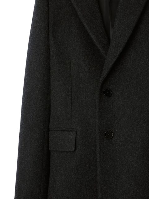 Burberry wool tailored coat - Black