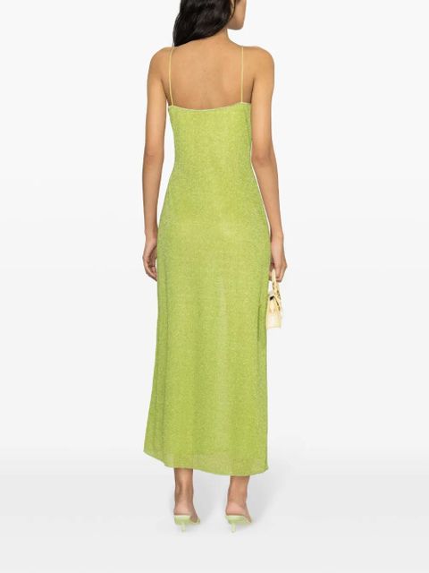 Oséree Lumière button-up dress - Green