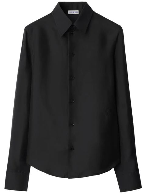 Burberry silk shirt - Black - zdjęcie produktu nr 1