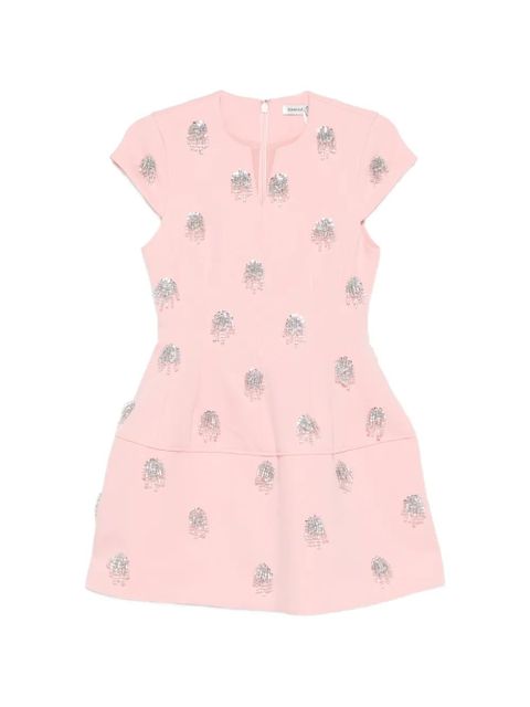 Simkhai V-neck embellished mini dress - Pink - zdjęcie produktu nr 1