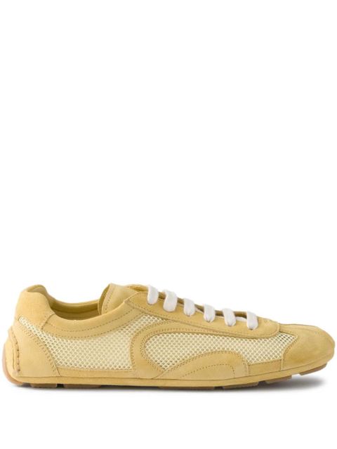 Prada re-edition suede mesh sneakers - Yellow - zdjęcie produktu nr 1