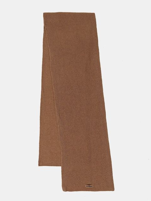 Pinko szalik z dodatkiem wełny damski kolor brązowy gładki 105996 A2Z4 - zdjęcie produktu nr 1