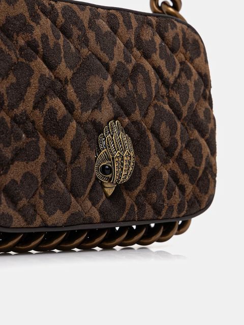 Kurt Geiger London torebka skórzana KENSINGTON kolor brązowy 9321135289