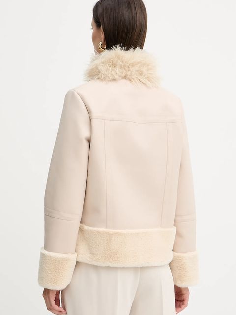 Twinset kurtka kolor beżowy przejściowa 252TP2410 - zdjęcie produktu nr 2