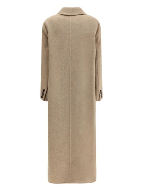 Max Mara double-breasted drap coat - Neutrals