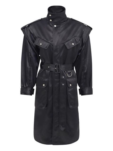 Marine Serre belted trench coat - Black - zdjęcie produktu nr 1