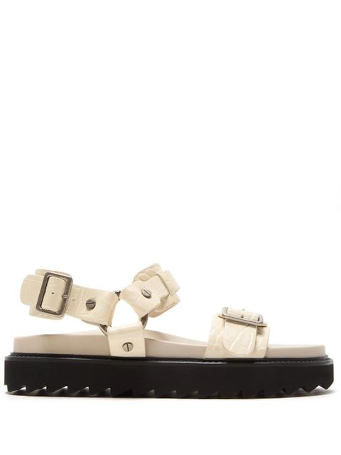 Acne Studios leather buckle sandals - Neutrals - zdjęcie produktu nr 1