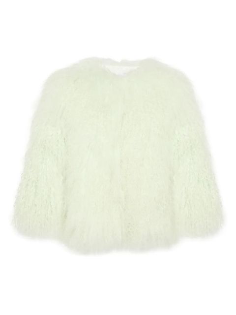 Yves Salomon shearling jacket - Green - zdjęcie produktu nr 1